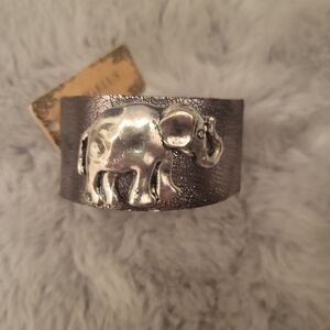 Elephant Bracelet Faux Leather